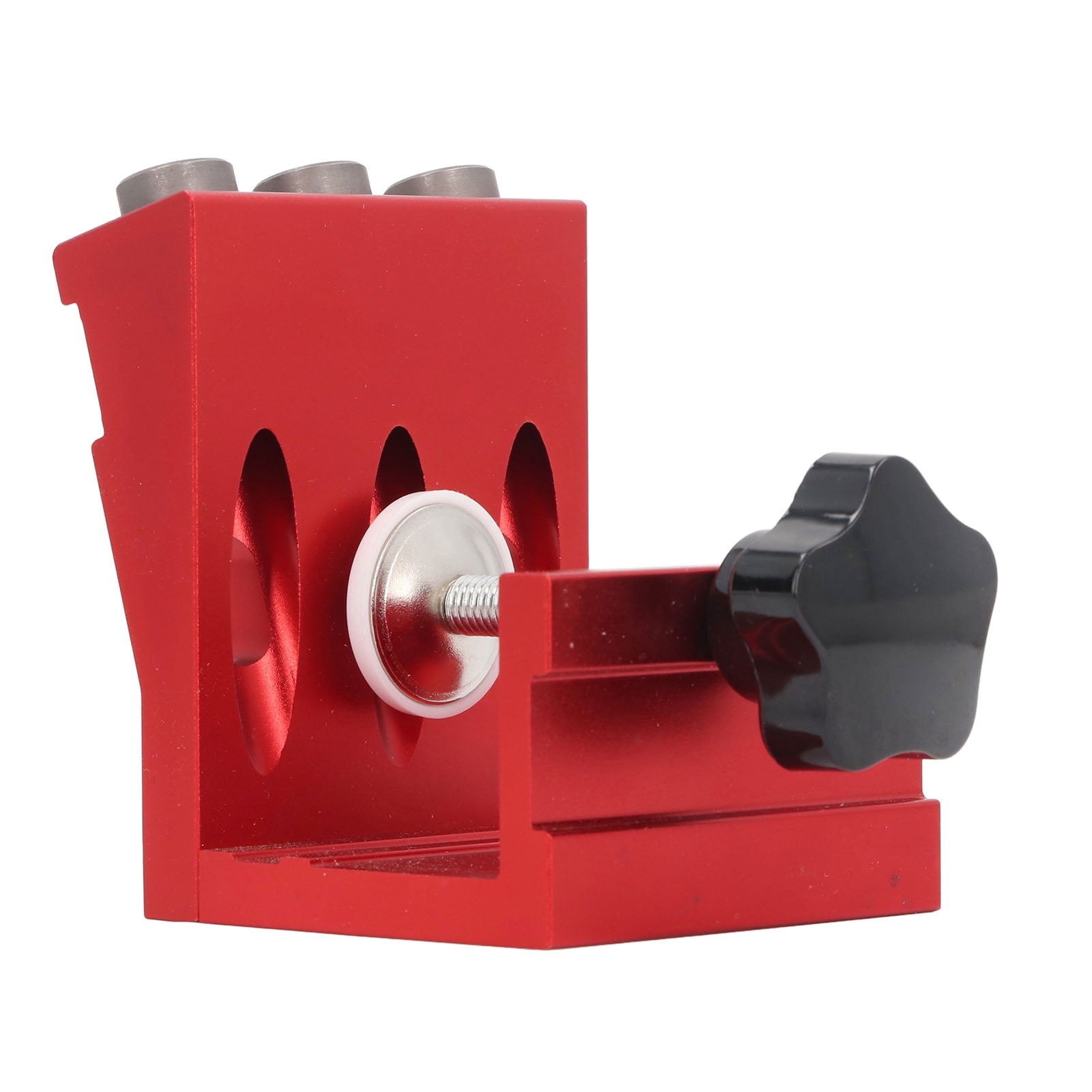 YAHHU Pocket Hole Jig Set Aluminum Alloy Pocket Dowel Hole Jig System For Woodworking DIY Projects Carpenters Drill Guide Angle Tool Portable Wood Joinery Equipment 9.06 inches / 23 cm