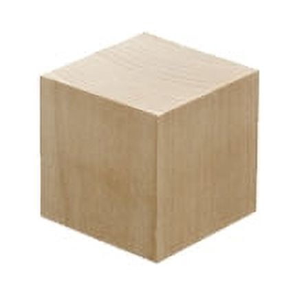 1 Pc 2" Wood Square Blocks Cubes