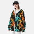 thumbnail image 4 of Picia Palm Trees Women's Men's UPF 50+ Sun Protection Hoodie Shirt Long Sleeve SPF Fishing Outdoor UV Hiking Lightweight Shirts-Large, 4 of 9