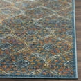 thumbnail image 4 of SAFAVIEH Madison Ivy Geometric Floral Area Rug, Blue/Orange, 5'1" x 7'6", 4 of 6