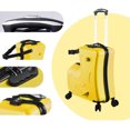 thumbnail image 6 of 20/24inch Kids Ride on Luggage Kid Luggage Seat,Rolling Luggage with Spinner Wheels ,Suitcase Carry Trolley with Password Lock,with Safety Belt, Airplane Travel, 6 of 9