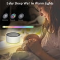 thumbnail image 3 of Letsfit White Noise Machine with 20 Natural Soothing Sounds, Timer and Memory Feature, 32 Levels of Volume Control, Portable Sound Machine for Baby, Adults, Home and Office, 3 of 3