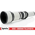 thumbnail image 2 of Opteka 650-1300mm Telephoto Zoom Lens for Olympus M43 PEN E-P5, PL6, OM-D E-M1, OM-D M10, PL7, M5 II, PEN-F, PL8, M1X P1, P2, PL1, PL1s, PL2, P3, PL3, PM1, M5, PL5, PM2, 2 of 10