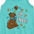 thumbnail image 2 of Instant Message - Oh Snap Chocolate Bunny - Toddler and Youth Girls A-line Dress, 2 of 5