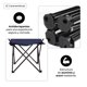 thumbnail image 3 of Silla Plegable de Camping Reforzada Con Portavasos y Bolsa de Transporte Color Azul Marino, 3 of 6