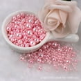 thumbnail image 1 of Plastique ABS imitation Perle à double Trou Mélangé 3-8 mm, 10 g, Environ 150 Pcs, 1 of 1