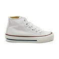 thumbnail image 3 of Victoria Girls High-Top Lace-Up Sneakers, White,13.5 M US, 3 of 7