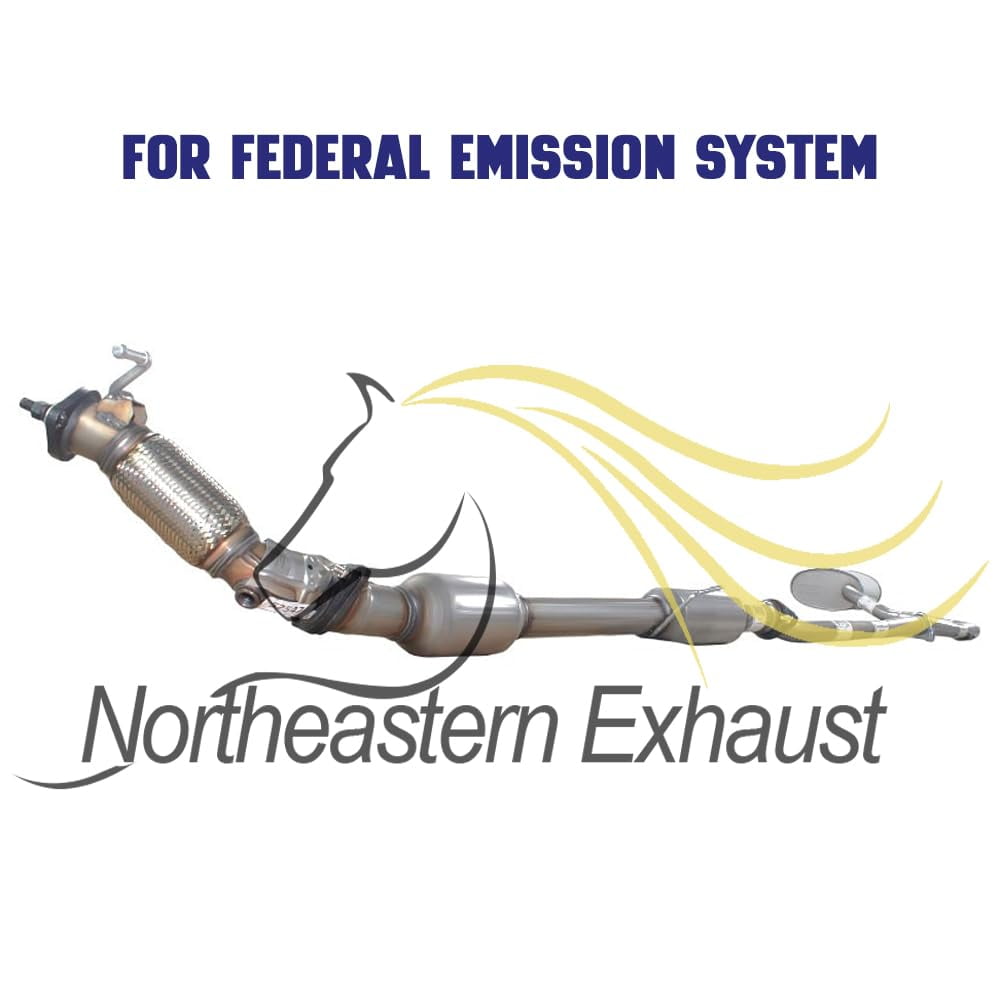 Stainless Steel Catalytic, Resonator, Intermediate Pipe & Muffler Exhaust System Kit Fits 2011–2014 Hyundai Sonata 2.4L – Direct Fit