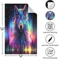 thumbnail image 3 of Dreamtimes Galaxy Wolf Kitchen Towels, 18 x 28 Inch Super Soft and Absorbent Dish Cloths for Washing Dishes, 4 PCS Reusable Multi-Purpose Microfiber Hand Towels for Kitchen, 3 of 7