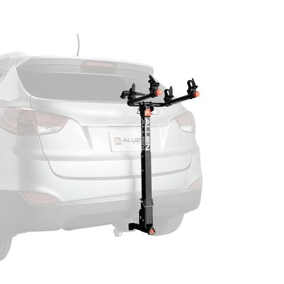 Allen Sports Deluxe Quick Install 2-Bicycle Hitch Rack, Model 1520RR, Black