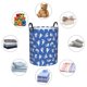 thumbnail image 4 of Fotbe Cute Shark Cesto de Ropa con Asas, Cesto Impermeable de Gran Capacidad, Bolsa de Lavado para Dormitorio, Cesto de Ropa con Ruedas y Asas-Medium, 4 of 6