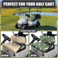 thumbnail image 4 of HUIACONG Golf Ball Design Golf Cart Seat Cover Set Easy to Install for Universal Golf Cart Club Car, Stain-Resistant Breathable Golf Cart Seat Covers 2 Piece Keeps Seats Clean and Comfortable, 4 of 7