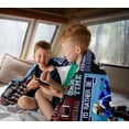 thumbnail image 2 of Football Gifts for Boys/Kids 6-8-12-14, Boys Football Gift, Football Lovers Gift Ideas, Gifts for Football Lovers/Players, Football Fan Gifts, Gifts for Boys Who Love Football Blanket/Throw 50" x 40", 2 of 6