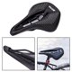 thumbnail image 3 of Asiento de bicicleta Extra ancho a prueba de golpes bicicleta de carretera Punto blanco negro, 3 of 8