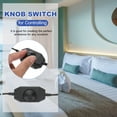 thumbnail image 3 of Uxcell LED Strip Dimmer Switch, PWM Rotary DC Inline Cable Brightness Adjustable Controller for LED Ribbon Rope Light Black 1, 3 of 5