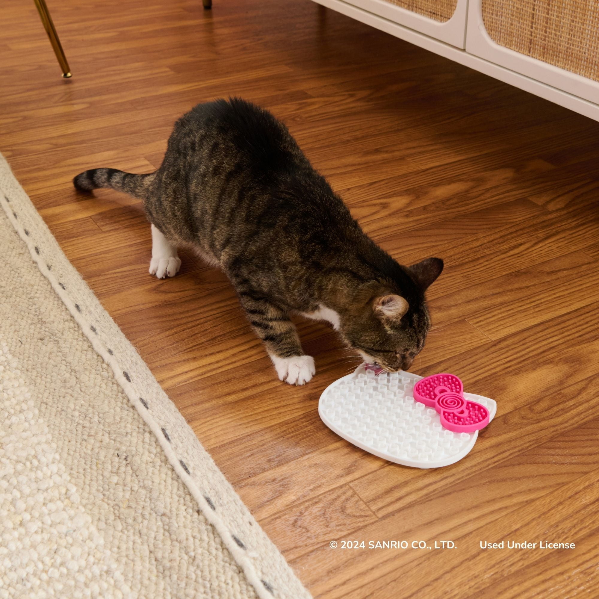 Hello Kitty and Friends Pet Lick Mat with Removable Pink Bow