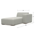 thumbnail image 6 of Simpli Home Rex Right Chaise Sofa Module, 6 of 15
