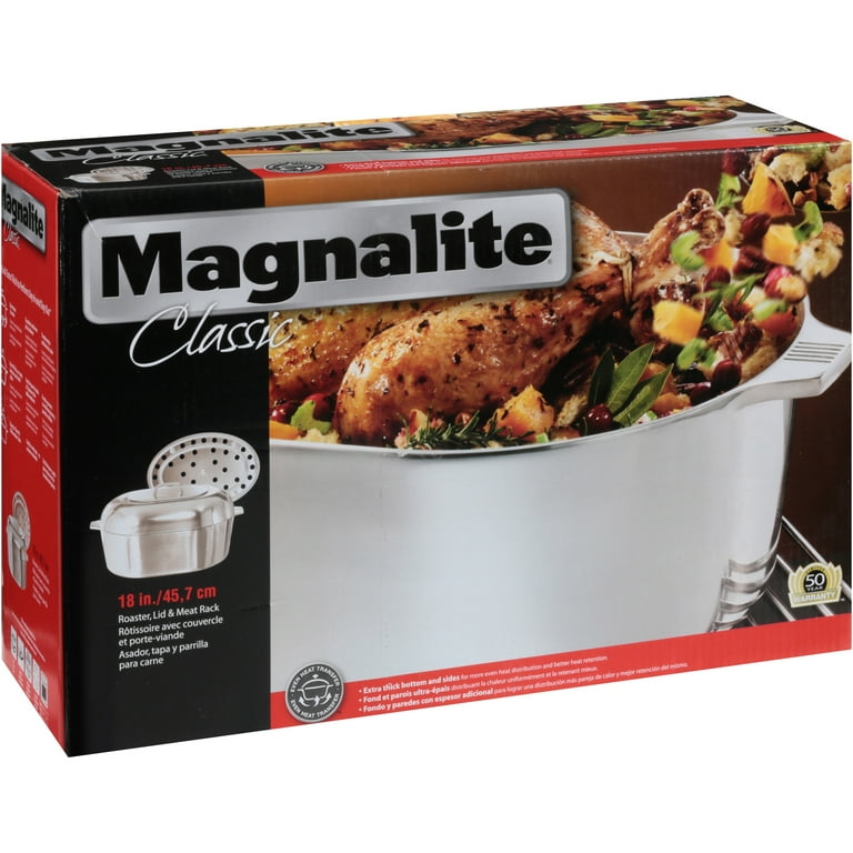 Magnalite Aluminum 18 Classic Oval Roaster