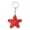 Red, variant on YIEMEEN Colorful Five-Pointed Star Keyring Star Shaped Keychain Handmade Pendant Jewelry