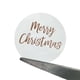 thumbnail image 4 of 500 uds/rollo de etiqueta adhesiva de Feliz Navidad, etiqueta adhesiva redonda transparente para estampado, 4 of 5