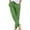 Green, variant on ZQUUVOU Womens Cotton Linen Pants Solid Color Tapered Pants Drawstring Elastic Waist Pants Casual Trousers With Pocket Green