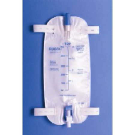 Leg Drainage Bag - Easy Tap Urinary Leg Bag Anti-Reflux Valve, 32 oz.