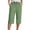 Camouflage, variant on Summer Linen Capris for Women Lightweight Muslin Trousers with Pockets Causal Loose Elastic Pants Sport Leisure Beach Pants