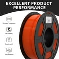 thumbnail image 5 of PETG Filament 1.75mm 3D Printer Filament 1kg(2.2lbs) Higher Toughness 3D Printing Filament Compatible with Most of FDM 3D Printers neptune 2/ neptune 3/ Ender 3 and More Dimensional Accuracy +/-, 5 of 8