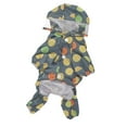 thumbnail image 3 of Dog Raincoat, Windproof Reflective Fruit Patterns Waterproof Pet Rain Jacket  For Walking XS,S,M,L,XL, 3 of 8