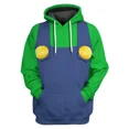thumbnail image 1 of Sudadera gruesa deportiva con estampado creativo de Mario, juego popular de otoño e invierno para niños de 3 a 14 años para niños y niñas, 1 of 4