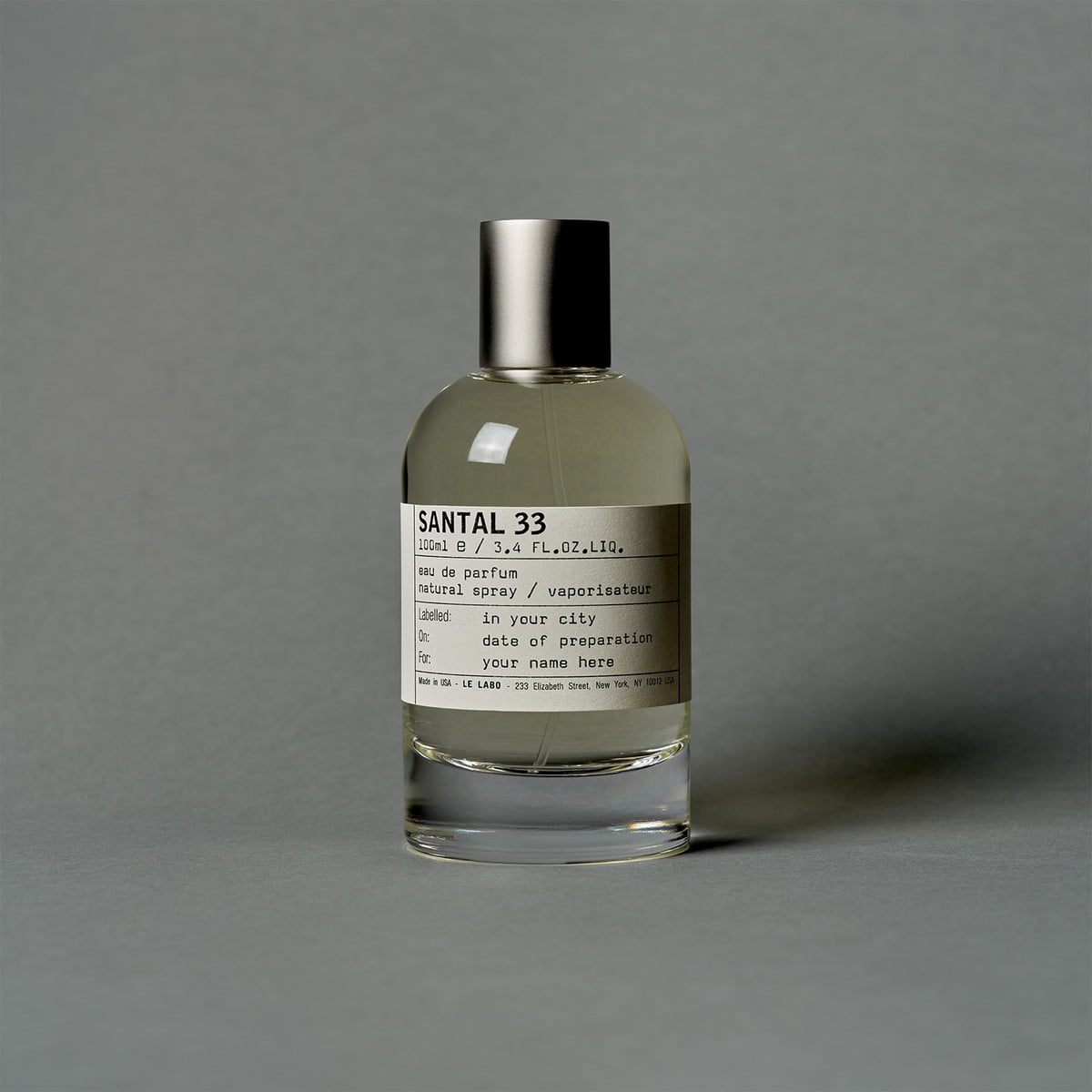 LE LABO GRASSE- NEW YORK SANTAL 33 100ML EAU DE PARFUM