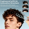 thumbnail image 4 of Upgraded Texture Comb,Travel Folding Wide Tooth Comb with Textured Grip, Root Lift Hair Styling Tool for Women Men Daily Use, Gray, 4 of 11