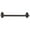 Bronze, variant on Alno A8020-12 Classic Traditional 12" Wide Solid Brass Bathroom Single Rod Towel Bar -
