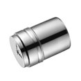 thumbnail image 4 of Uxcell 2.99''x2.13'' frascos contenedores de shaker magnético redondo con tapa de acero inoxidable tono plateado, 4 of 5