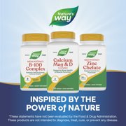 Natures Way Calcium Magnesium & Vitamin D Complex Capsules, Healthy Bones & Teeth*, Unisex, 250ct