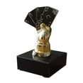 thumbnail image 1 of Premio Ganador del Trofeo Alloy Poker Finger por Casino Tournament Game Golden SM SunniMix Hand Shape Poker Trophy, 1 of 8