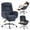 Snowflake Fleece - Dark Gray, variant on Criss Cross Ergonomic Dining Chair - High Back, 3-Level Adjustable Armrests, Footrest, Cross-Legged Comfort, Big & Tall, Rolling Office or Gaming Chair – Snowflake Fleece, Light Gray