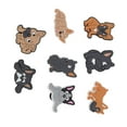 thumbnail image 3 of 50 Uds. Decoraciones de zapatos de animales de dibujos animados, alfileres de zuecos de perro bonitos de PVC respetuosos con el medio ambiente para sandalias, 3 of 10