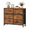 Brown/39.37 x 11.81 x 30.31 inch, variant on Alvantor Dresser for Bedroom with 8 Drawers, Fabric Dressers Storage Tower with Steel Frame Wood Tabletop, Storage Cabinet, Hallway, Closets