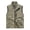 Khaki, variant on Men's Lightweight Softshell Vest Windproof Sleeveless Jacket for Travel Hiking Running Golf