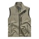 thumbnail image 1 of Chaleco sin mangas de imitación de cuero para hombre, chaqueta de club de motociclistas: cremallera frontal, múltiples bolsillos, para montar en moto/ropa urbana (M-XXXXXXL), 1 of 8