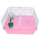 thumbnail image 4 of Jaula portátil para pájaros con bebedero y comedero. Amplia jaula para pájaros para un viaje cómodo. Transportín metálico para pájaros. Jaula de viaje portátil para pájaros., 4 of 8