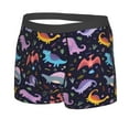 thumbnail image 2 of Naloa Cartoon Dinosaur Print Mens Underwear - Boxers for Men, Classic Briefs for Men, 2 of 9