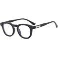 thumbnail image 1 of LJCZKA Blue Light Blocking Glasses for Men Women Retro Small Round Frame Computer Eyeglasses Anti Eyestrain Clear Frame, 1 of 8