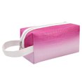 thumbnail image 1 of Bolsa de cosméticos con gradiente, bolsa cosmética con cremallera impermeable de cuero PU de gran capacidad, 1 of 6