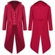 thumbnail image 1 of Ropa vintage medieval para hombre, esmoquin vintage punk largo para hombre, 1 of 5