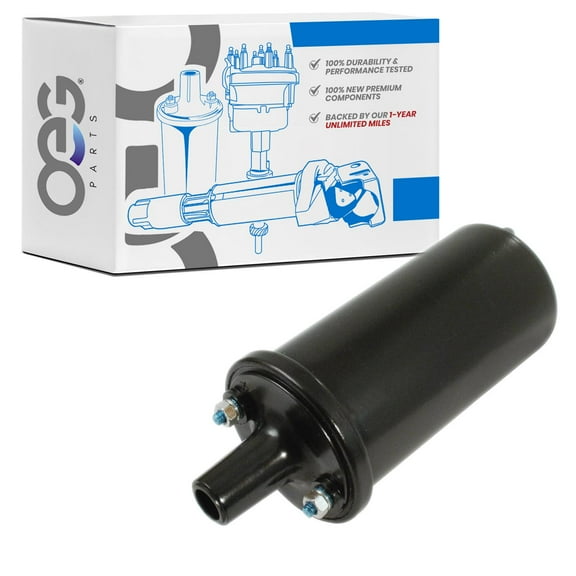 OEG Parts New Ignition Coil Replacement For 1960-2002 BMW, Buick, Cadillac, Chevrolet, Chrysler, Dodge, GMC, Replaces 1688212, 2084847, 2095223, 2495531, 2958188