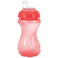 thumbnail image 5 of Nuby 2-Pack No Spill Easy Grip Trainer Cup, 10 oz, Coral and Aqua, 5 of 6
