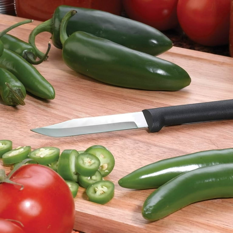 Rada Cutlery Knife Set Oak Knife Block 7 Stainless Steel Culinary Knives 