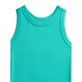 thumbnail image 2 of Wonder Nation Girls Solid Ribbed Tank Top, Sizes 4-18, 2 of 3